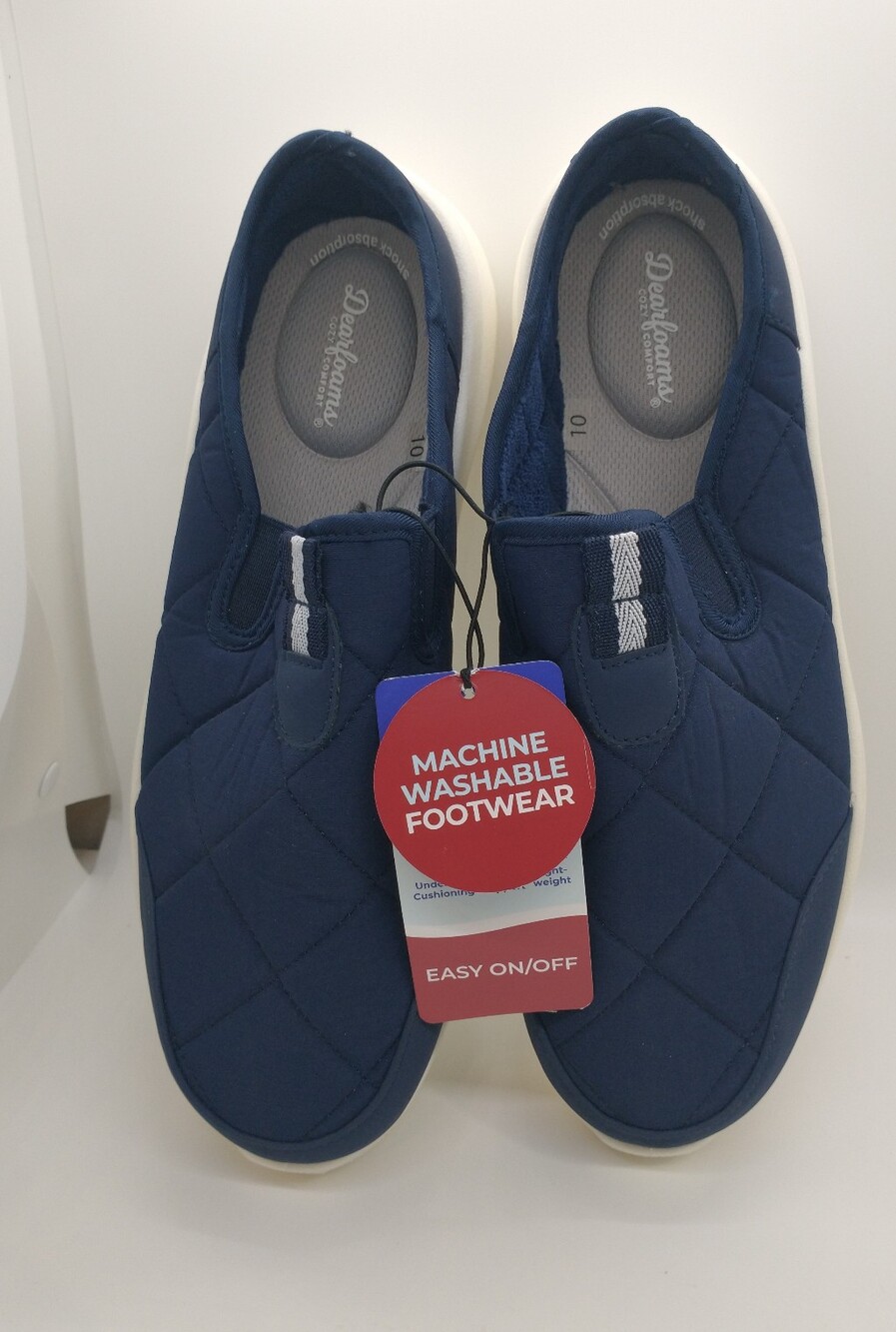 Dearfoams Cozy Comfort Women's Runner Clog Shoes, Size 10, Navy Color